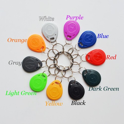 10Pcs Lot 125kHz EM4305 ReWritable RFID Keyfob Tag Token Access Control Cards - Picture 7 of 7
