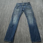 Porsche Design Jeans Men Blue Made In Italy Blue Button Straight Denim 34x34