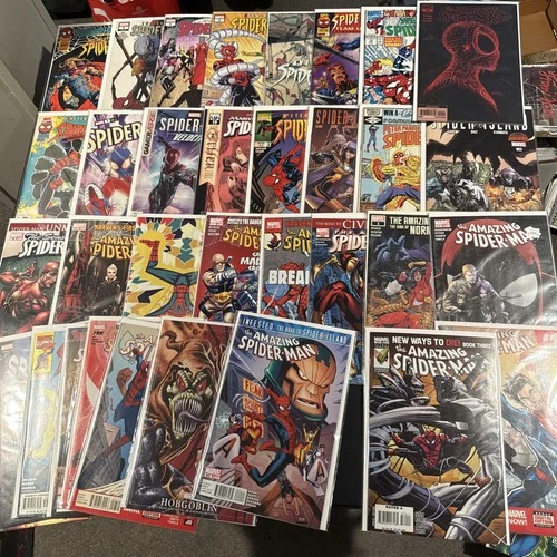 Amazing Spider-man Lot Of 37 Comics Marvel Comic Book Lot VF-NM