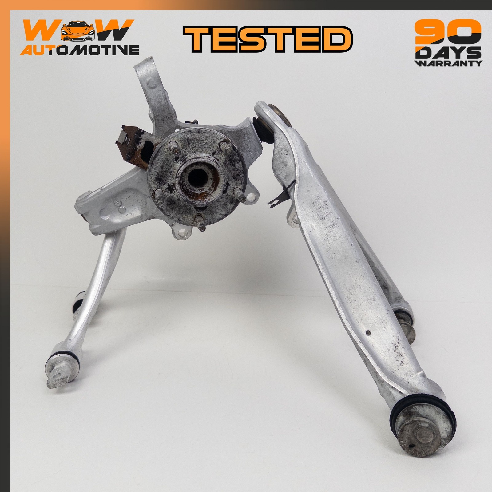 04-13 CHEVROLET CORVETTE C6 XLR FRONT RIGHT STEERING KNUCKLE CONTROL ARM SET OEM