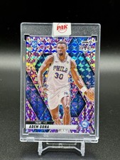Panini Mosaic Rookie Adem Bona #210 Purple Snakeskin Prizm 16/24 76ers NBA