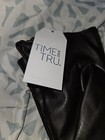 Time and Tru Women's Faux Leather Solid Gloves In Dark brown W/Plush Lining- NWT — photo 3