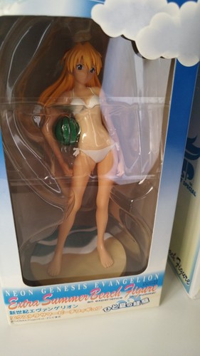 Evangelion - Rei - Asuka - Extra Summer Beach Figure - Limited Edition Sega - Foto 3 di 12