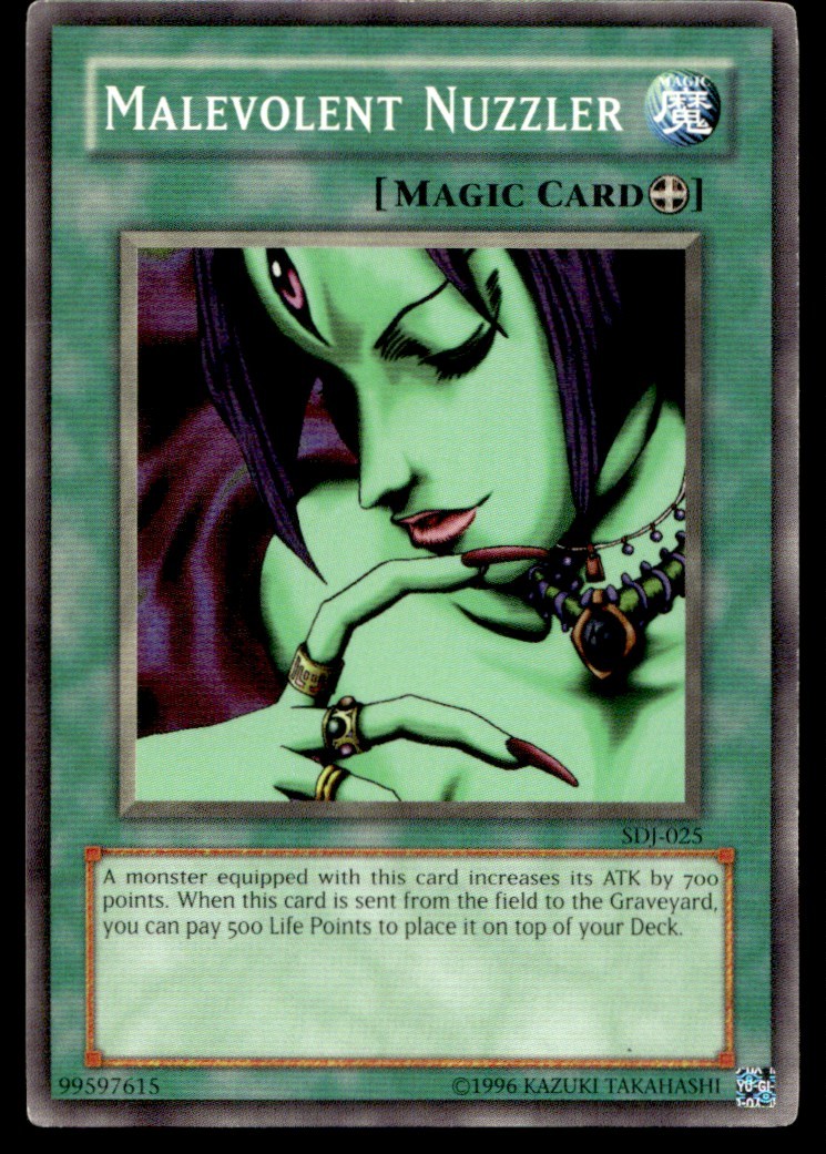 Malevolent Nuzzler - SDJ-025 - YuGiOh