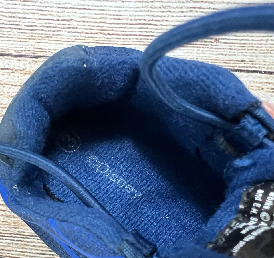 Zapatos Cuna Vintage Baby Winnie The Pooh Azul Talla 3  Foto 4 de 4