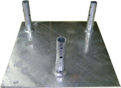 ROHN BPC25G Concrete Base Plate for 25G Tower for Guyed & Bracketed Towers - OEM