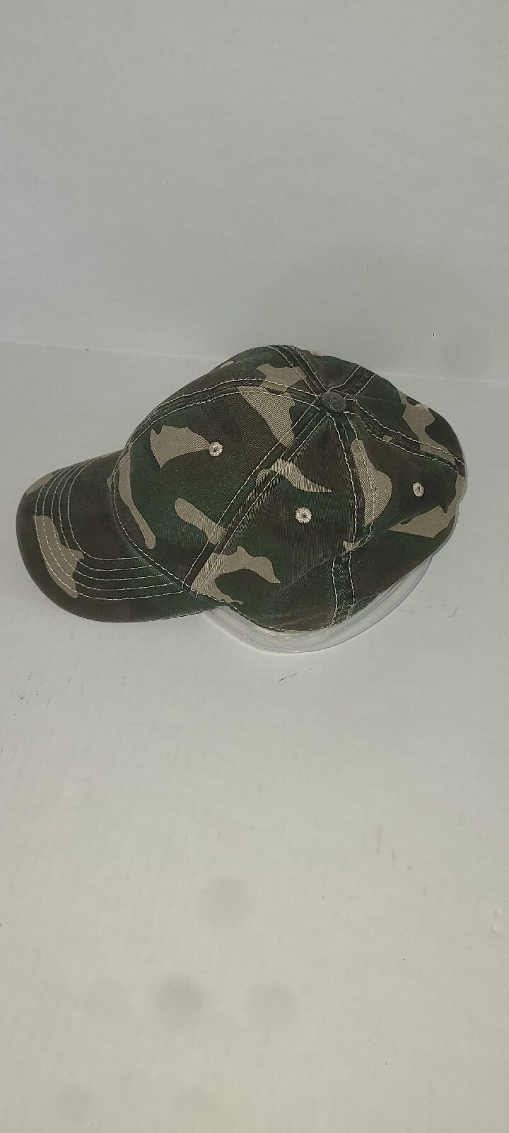 Basic Camo Adjustable Strapback Hat - image 2