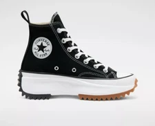 Converse Chuck Taylor Run Star Hike High Shoes 166800C Men Sz 8, Women 9.5 Black