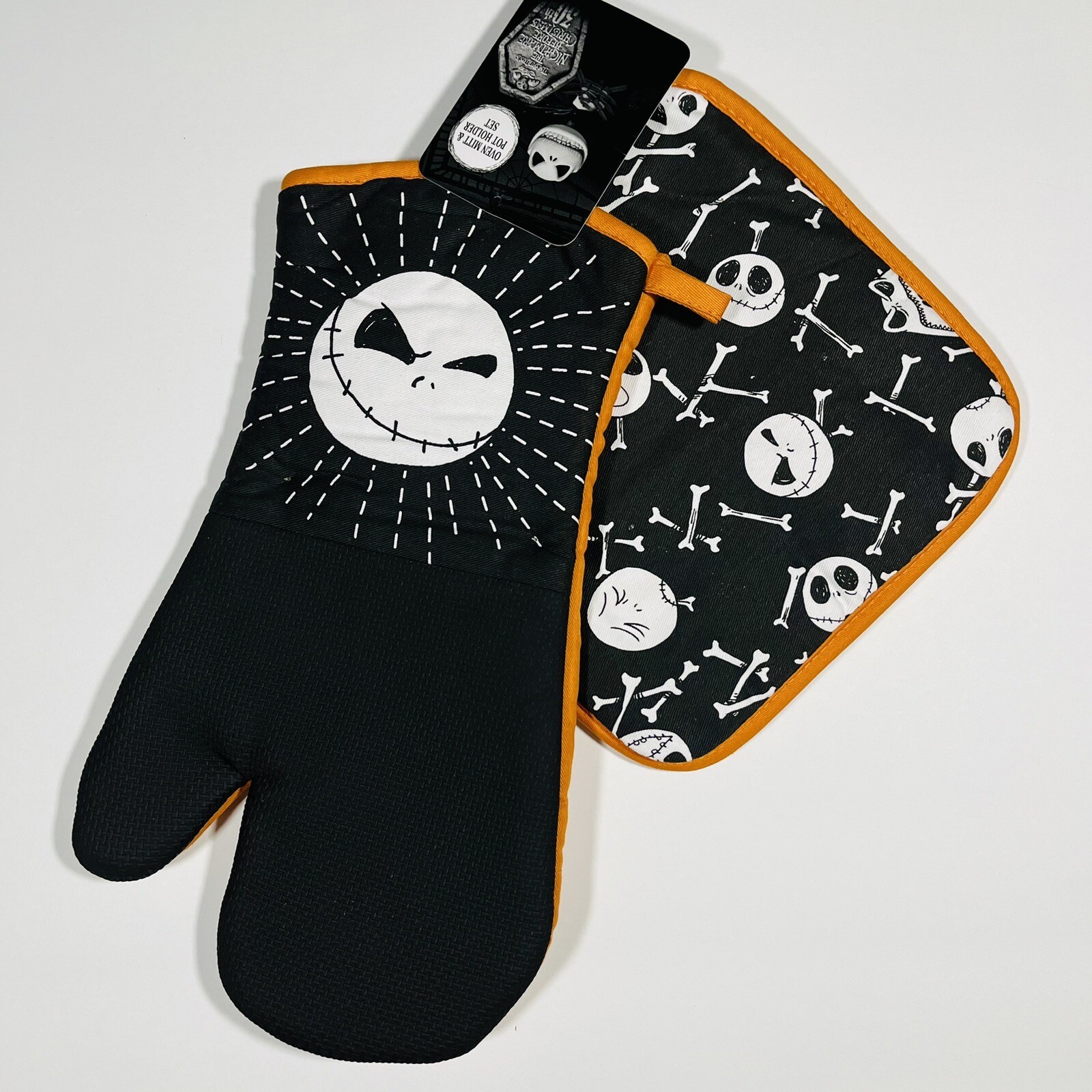 Disney Nightmare Before Christmas Oversized Oven Mitt Pot Holder Halloween Jack