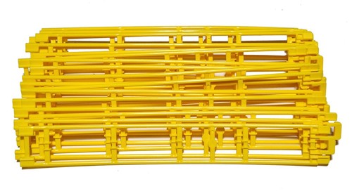 20 NUEVAS piezas de pista de montaña rusa amarilla K'nex 8" micropartes rectas KNEX - Imagen 2 de 2