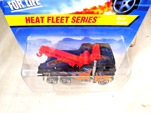 1997 Hot Wheels #540 Heat Fleet Series 4/4 RAMBLIN WRECKER Black w/SB Sp-Variant - Picture 3 of 5