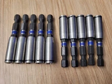 IRWIN Tools 1837577 Performance 2-1/4" Impact Magnetic C-Ring Bit Holder 10-pack