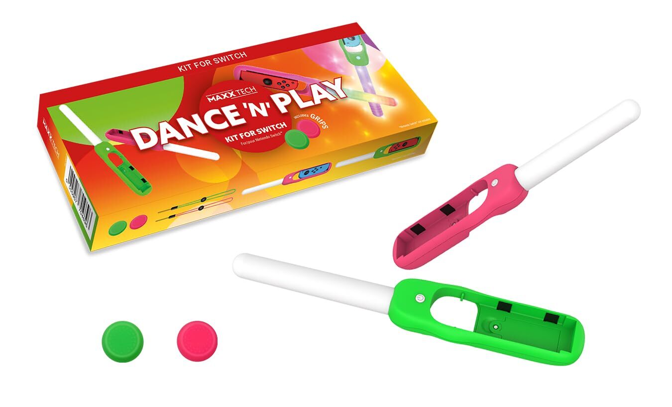 Maxx Tech Dance 'n' Play Kit for Nintendo Switch/OLED - 2x sou (Nintendo Switch)