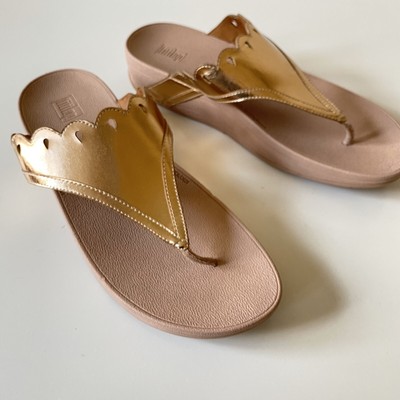 rose gold comfort sandals
