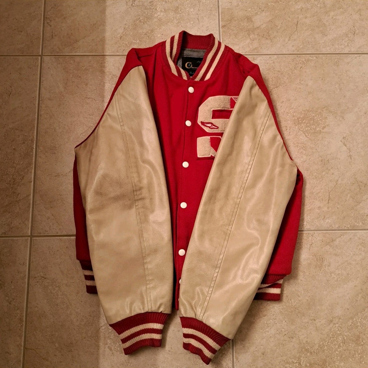 Vintage Champion San Jose State Varsity Jacket Letterman Naugalite