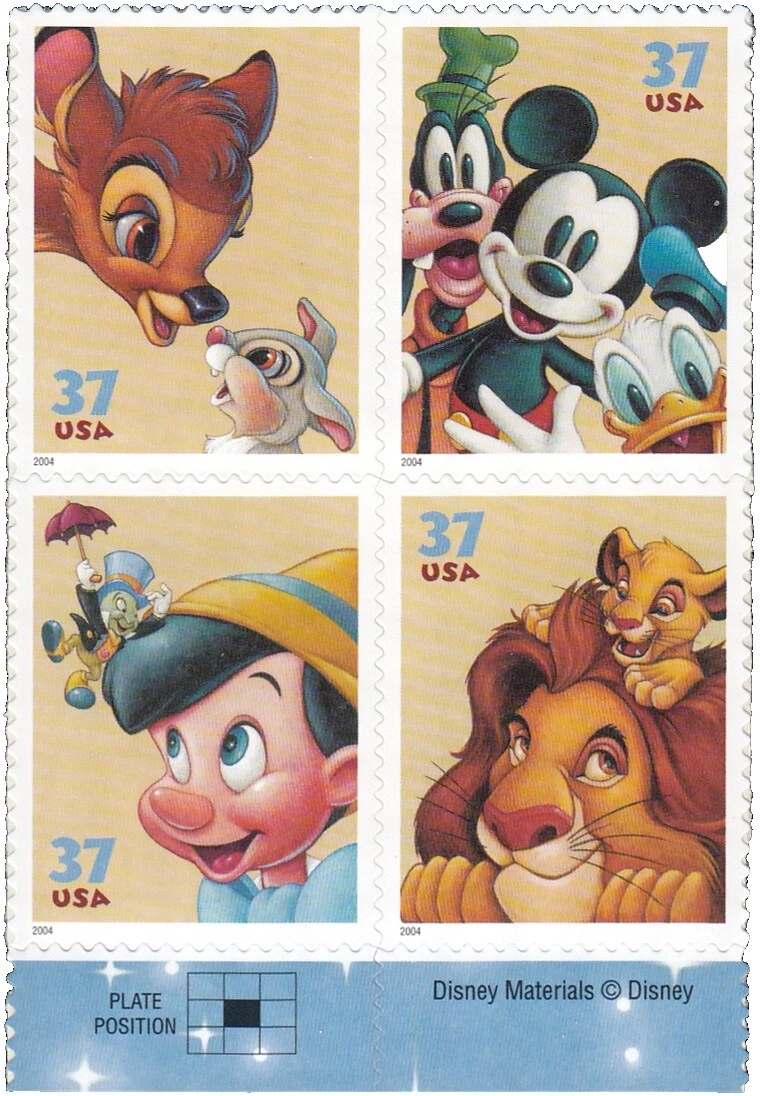 En muy buena condición/F (muy buena/Fine) Arte, artista estampillas de Estados Unidos