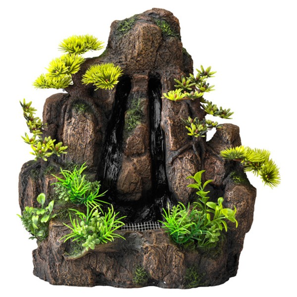 Aqua Della Wasserfall Felsen Aquariumdekoration 25,5X18X31Cm Süß- & Salzwasser-image