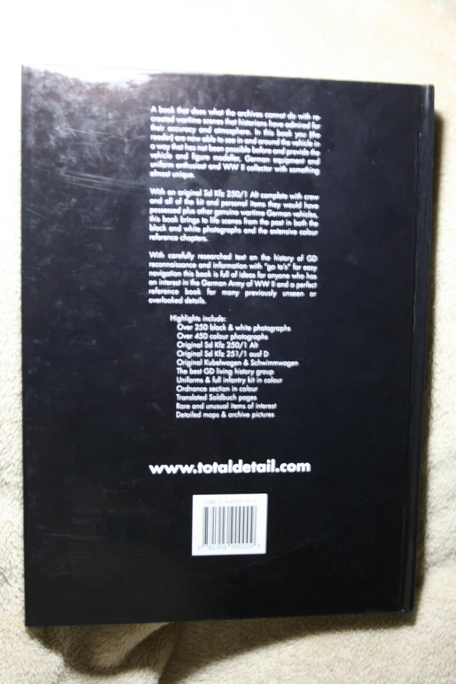 Total Detail Sd Kfz 250/1 Alt 'GD' Living History Stone HC German WWII VGC - Image 2 of 4