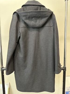 HERMES woolコート HERMES（エルメス） ラフェル 袖 レザー切替し ウールチェスターコート