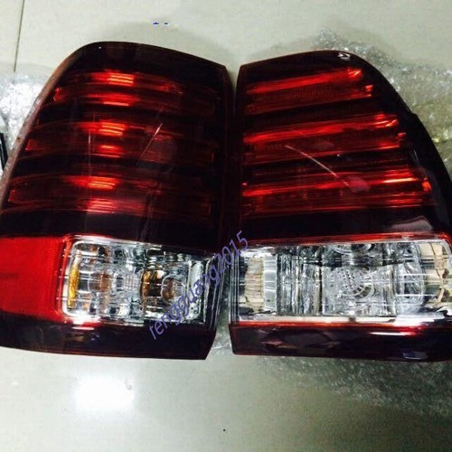 Rear Tail Lights For Toyota Lexus LX470 1998-2002 LED Type 4x Lamps Red White - Foto 8 di 9