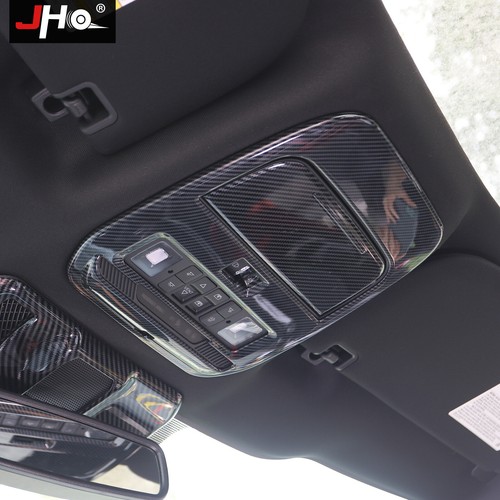 Carbon Fiber Style Car Front Reading Light Cover Frame Trim For Ford F150 2021 - Picture 7 of 8
