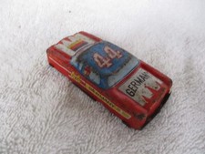 Vntg. 1950's/60's Tin Litho Toy Friction NT Nakamura JAPAN  44 Germany RACE CAR
