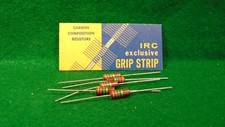 1 5 Pack IRC Carbon Comp 1.2 Meg OHM 1 Watt 5 Resistors NOS