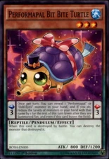 2016 Yu-Gi-Oh Breakers of Shadow #BOSHEN005 Performapal Bit Bite Turtle C