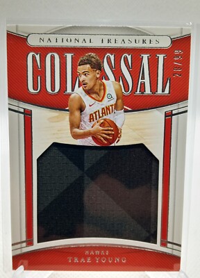 2019-20 National Treasures Colossal Patch- Trae Young /99 Atlanta Hawks!