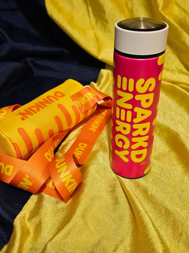 Dunkin' Sparkd' Energy Promotional Tea Infuser with Sleeve and Shoulder Sling - Image 2 of 4