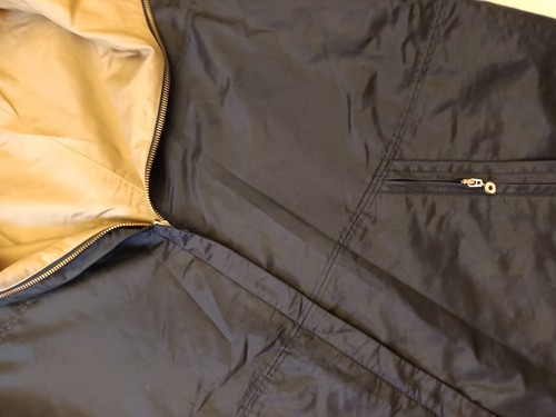 Lightweight 2-Sided Jacket Size D 36 Top Transition Black/Beige - Picture 5 of 7