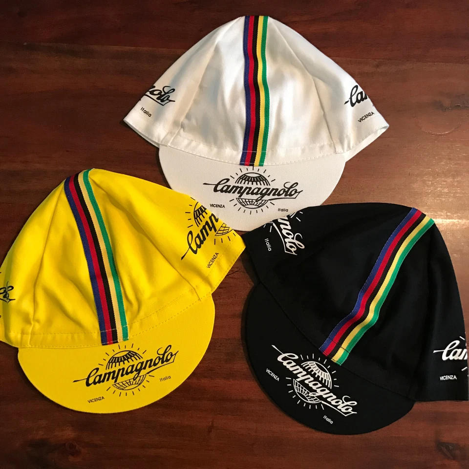 Campagnolo Classic Cycling Cap - Bike Hat - White, Black, Yellow or All Three - image 4 of 4