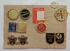 Siegelmarken, Etiketten, Anhänge-Siegel, Mustern von J.B. Scholz, meiste geprägt