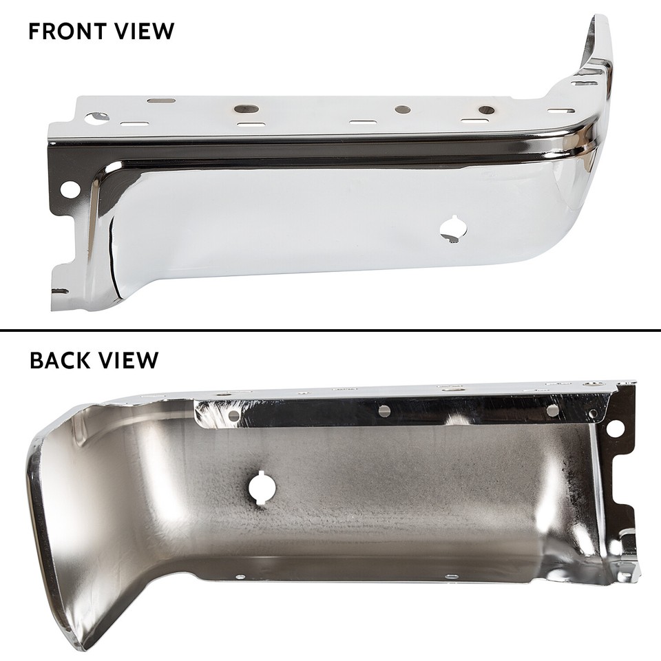 1 Pair Chrome LH RH Rear Bumper End Cap Fit For 2009-2014 Ford F150 W ...