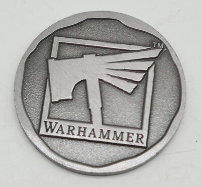 Collectible Coin Warhammer 40K AoS Fantasy Necromunda Nach Wahl In - Foto 3
