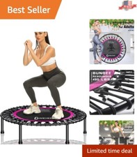 450 lbs Mini Trampoline for Adults - Indoor Small Rebounder Exercise - Quiet ...