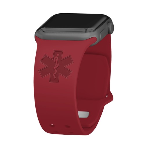 Affinity Bands First Responder Emergency Medical Team Engraved Apple Watch Band - Picture 10 of 35