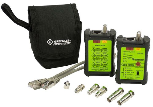 NETWORK AND AV CABLE TESTER TYPE NETWORK CA FOR GREENLEE COMMUNICATIONS - 第 1/1 張圖片