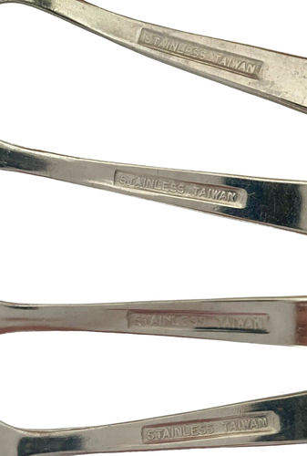 Cucchiai Pompelmo Acciaio Inox Bordo Seghettato 6,5" L Set di 4 Made in Taiwan - Foto 5 di 6