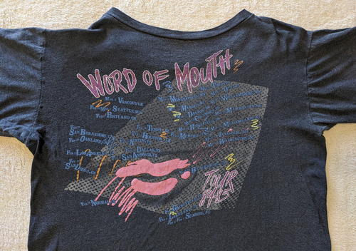 Vintage The Kinks 1984-1985 Word of Mouth Tour Size XL Original Authentic - Picture 17 of 24