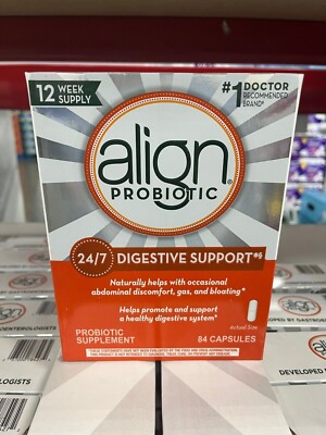 Align Probiotic Supplement Capsules - 84 Count EXP 2028
