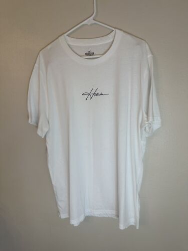 hollister california mens t shirts white Size Xl  - Picture 1 of 7
