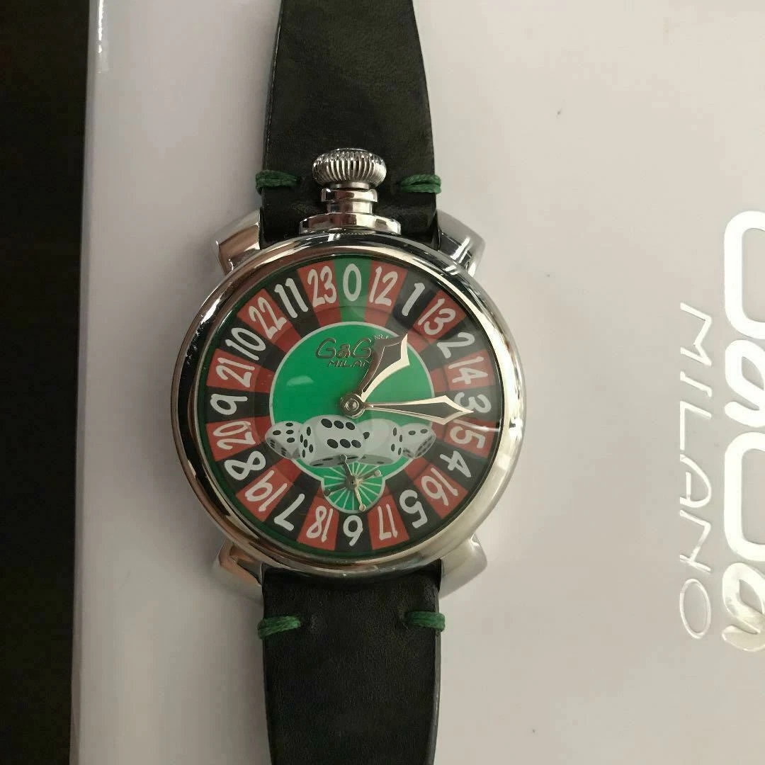 Men's Watch Gaga Milano Manuale 48 049/500 Limited Edition Swiss Made Men's Watch Gaga Milano Manuale 48 049/500 Limited Edition Swiss Made