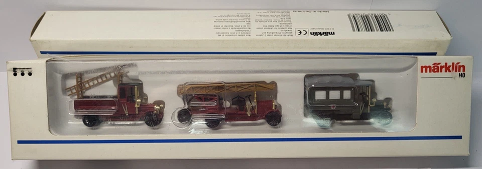 Märklin 1:87 H0 Oldtimer Set 3er Set 1890 Made in Germany TOP ZUSTAND in OVP - Bild 2 von 4