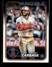 Trey Cabbage 2024 Topps #321 Los Angeles Angels