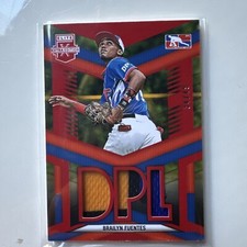 BRAILYN FUENTES 2023 Elite Extra Edition DPL MATERIALS RED #'d 34/49