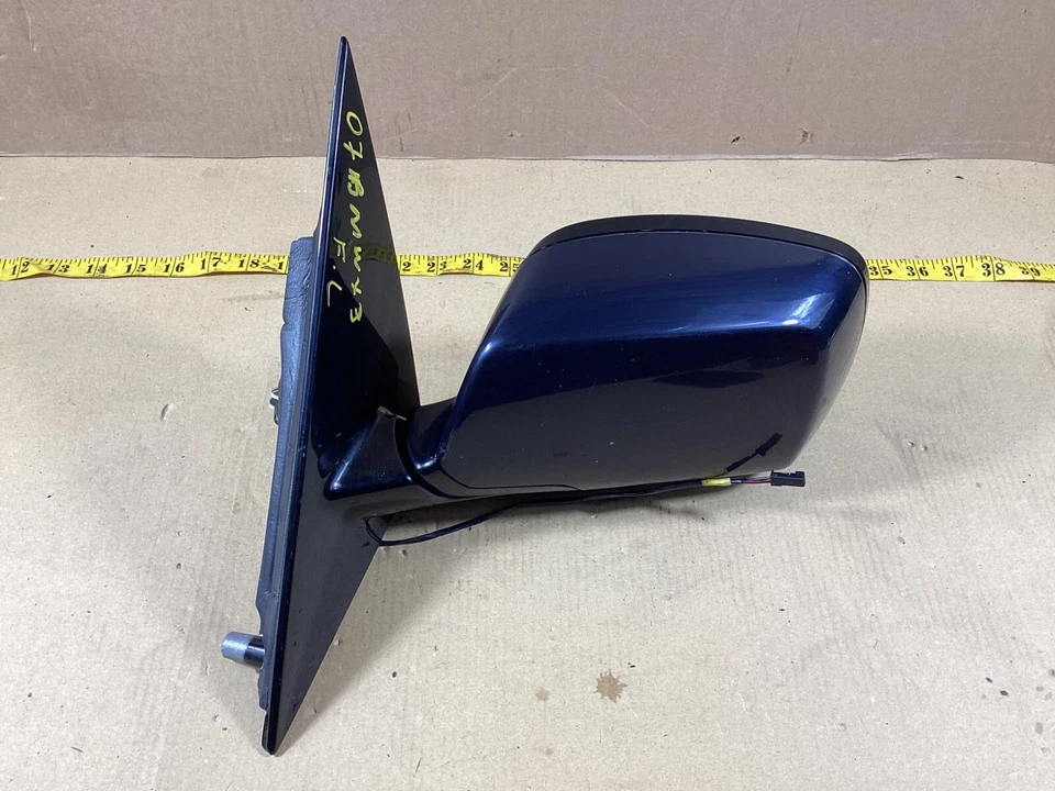 2004 - 2010 BMW X3 E83 ESPELHO RETROVISOR EXTERNO DIANTEIRO ESQUERDO DO LADO DO MOTORISTA FABRICANTE DE EQUIPAMENTO ORIGINAL. - Imagem 2 de 4