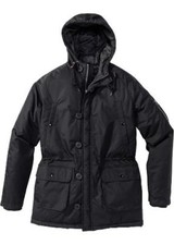 HerrenjParka Longjacke  Jacke  Outdoorjacke  Mantel  Schwarz GR.50 M  Von BPC