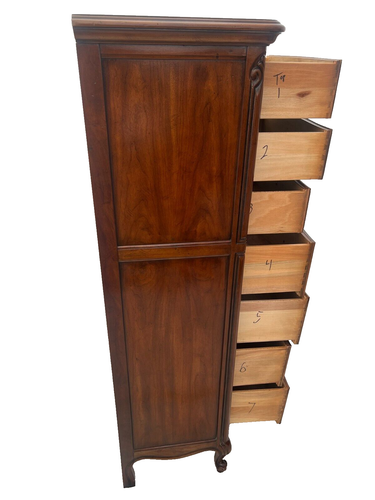 Vintage Drexel Heritage Lingerie dresser Chest Seven Drawers French Country - Picture 3 of 10