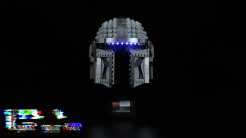 LED Licht Kit für Lego 75328 The Mandalorianer Helm Beleuchtungs Lichter - Bild 3 von 19